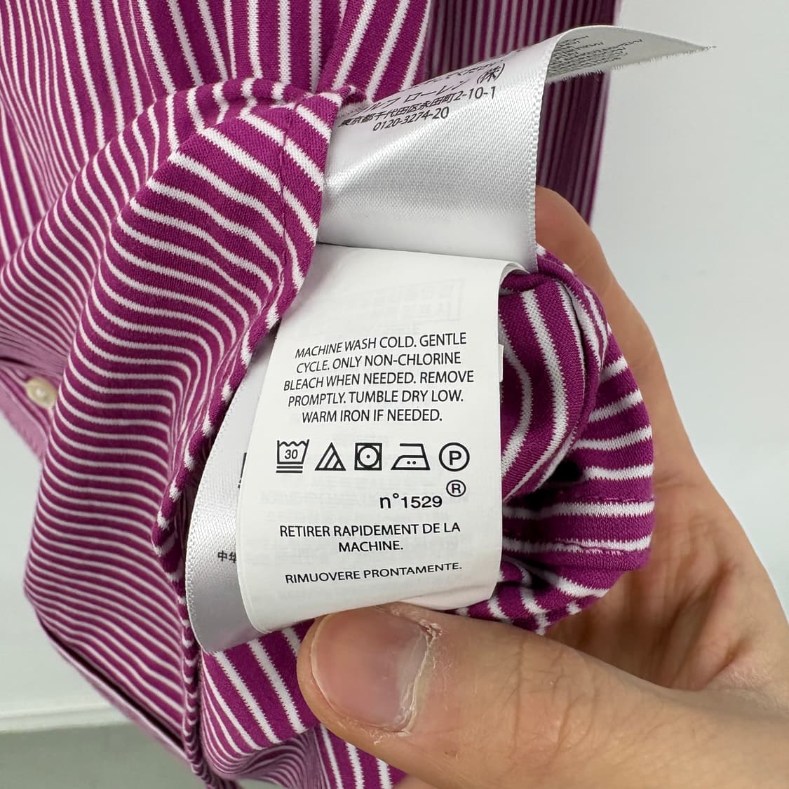 폴로 랄프로렌 스트라이프 셔츠 공용 S 상품이미지6