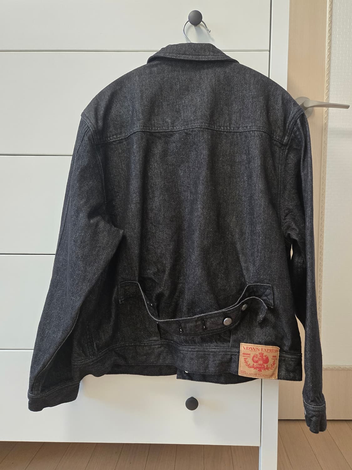 Bolly Raw Denim Jacket Black 상품이미지5
