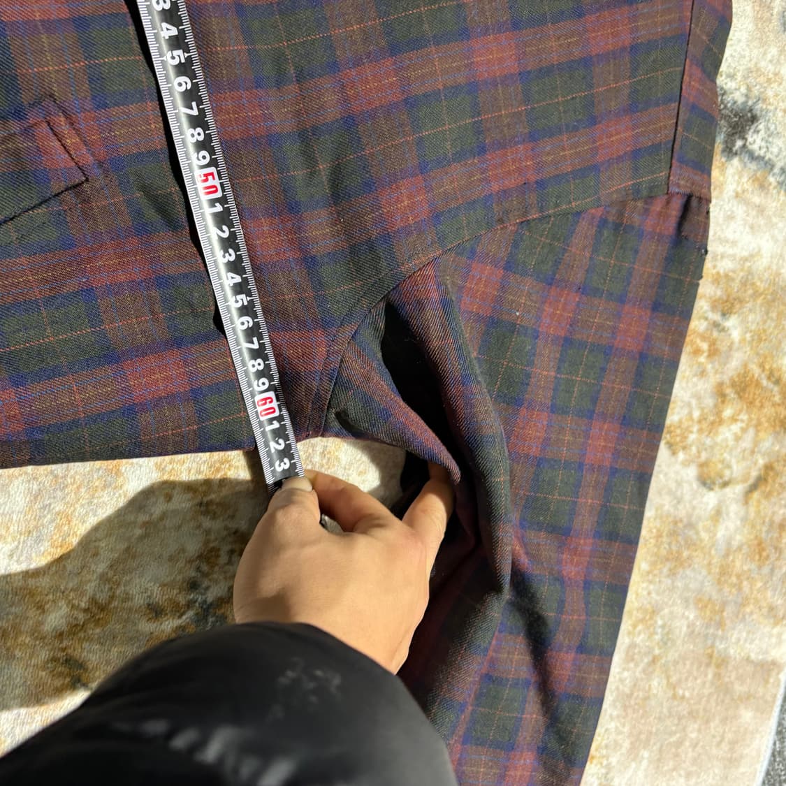 서광 라코스테 빈티지 체크 블루종봄버자켓 상품이미지8