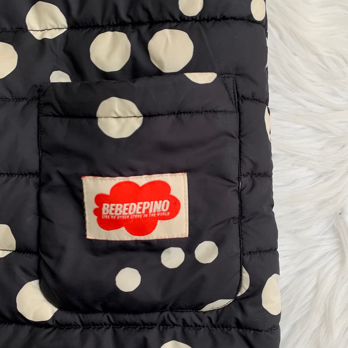 베베드피노 도트 경량 롱패딩 1718 상품이미지6