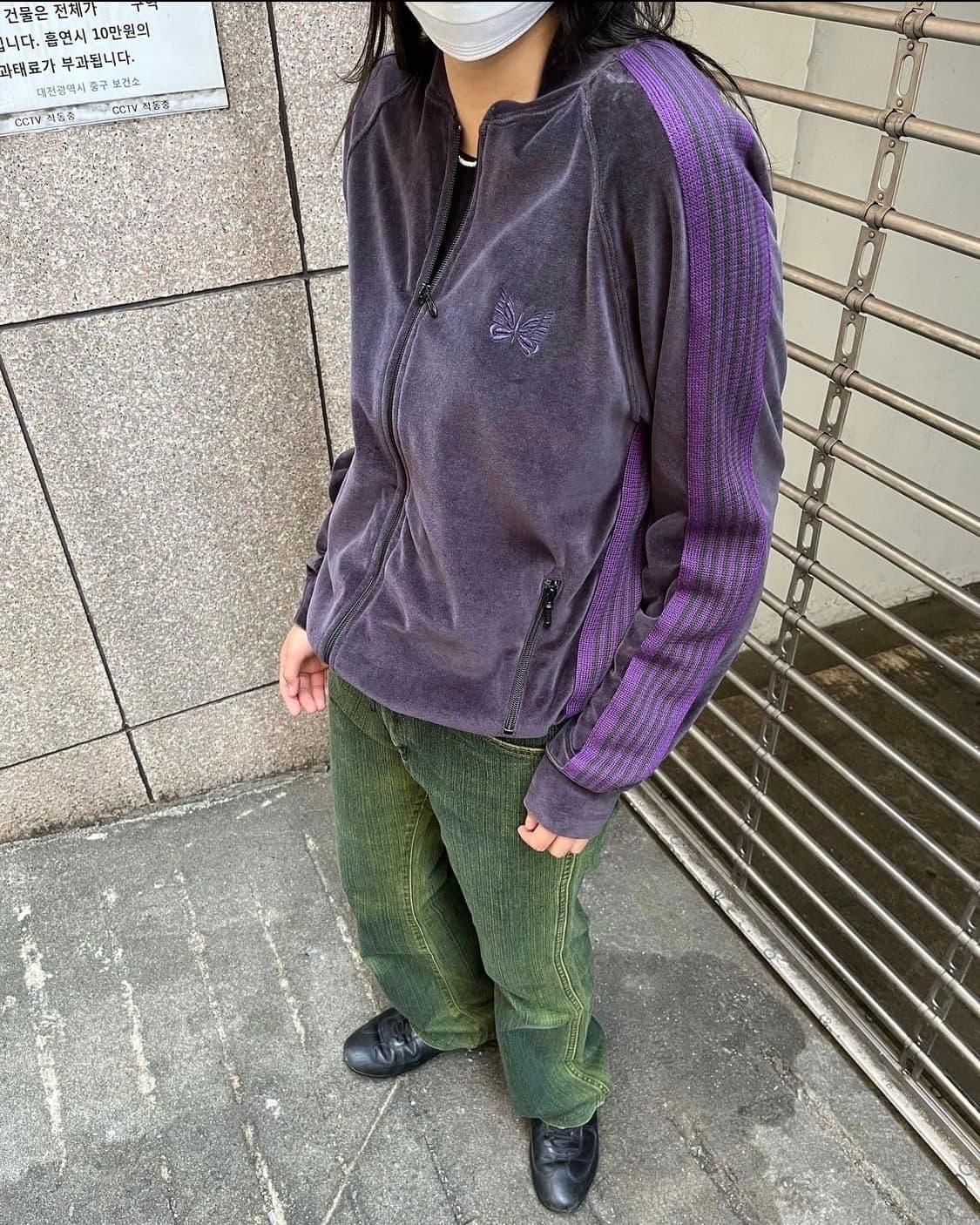 NEEDLES 벨루어 track jacket 상품이미지1