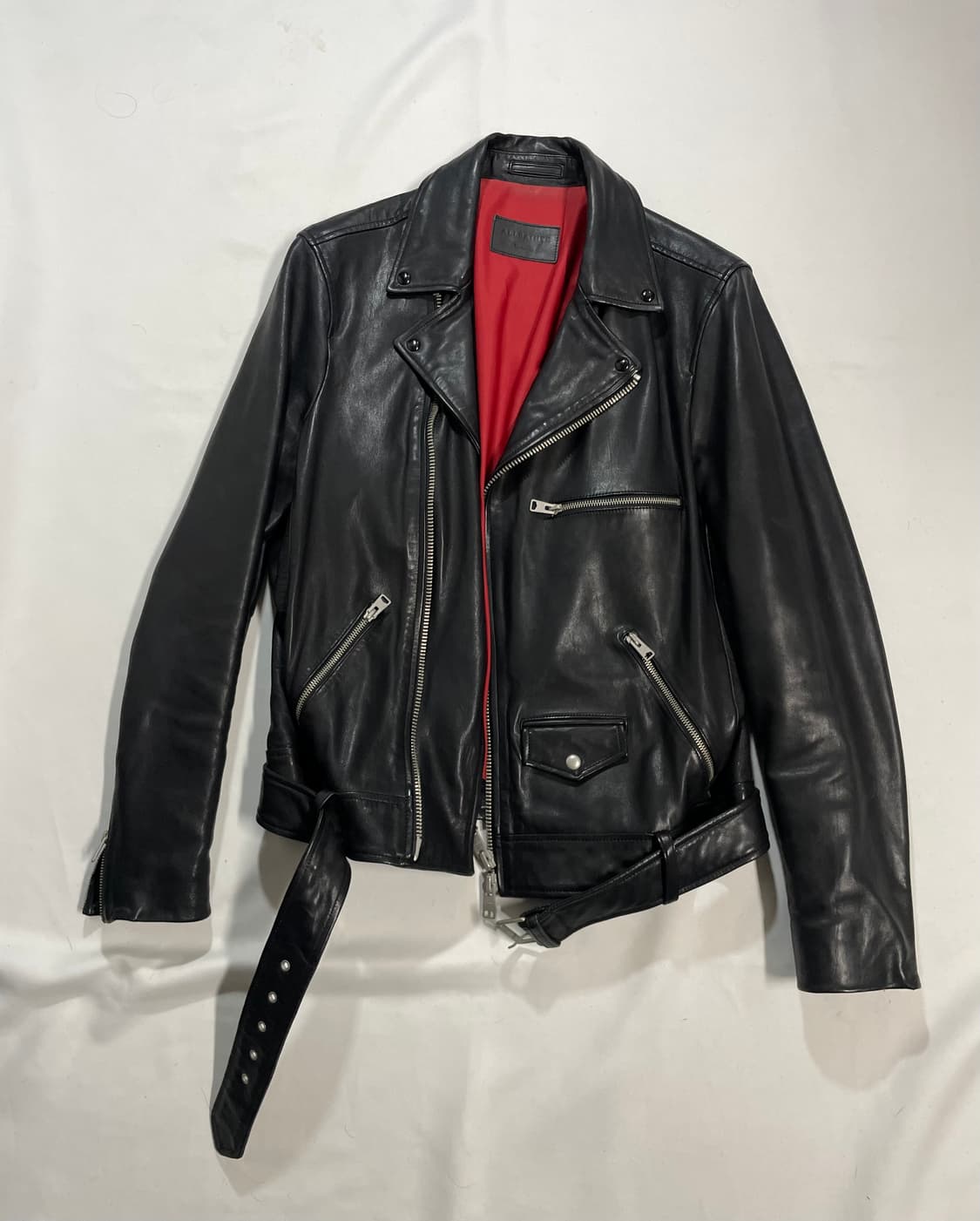 올세인츠 램스킨 라이더재킷 상품이미지2