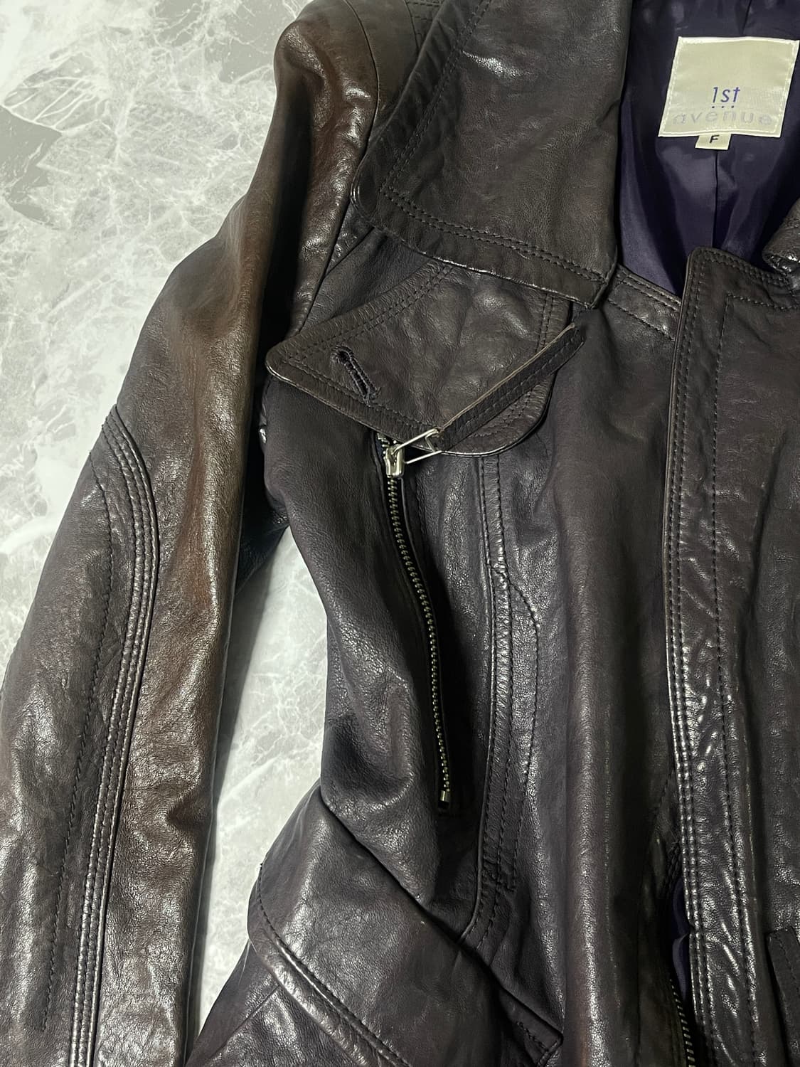 1st avenue leather jacket 상품이미지5