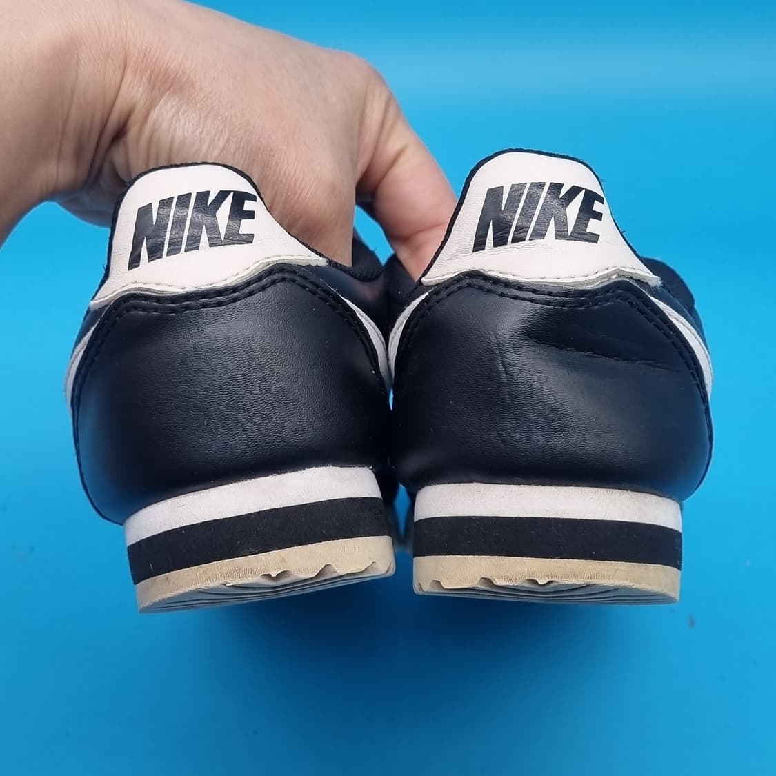 oo 나이키 코르테즈 레더 검흰 여성운동화230 상품이미지4