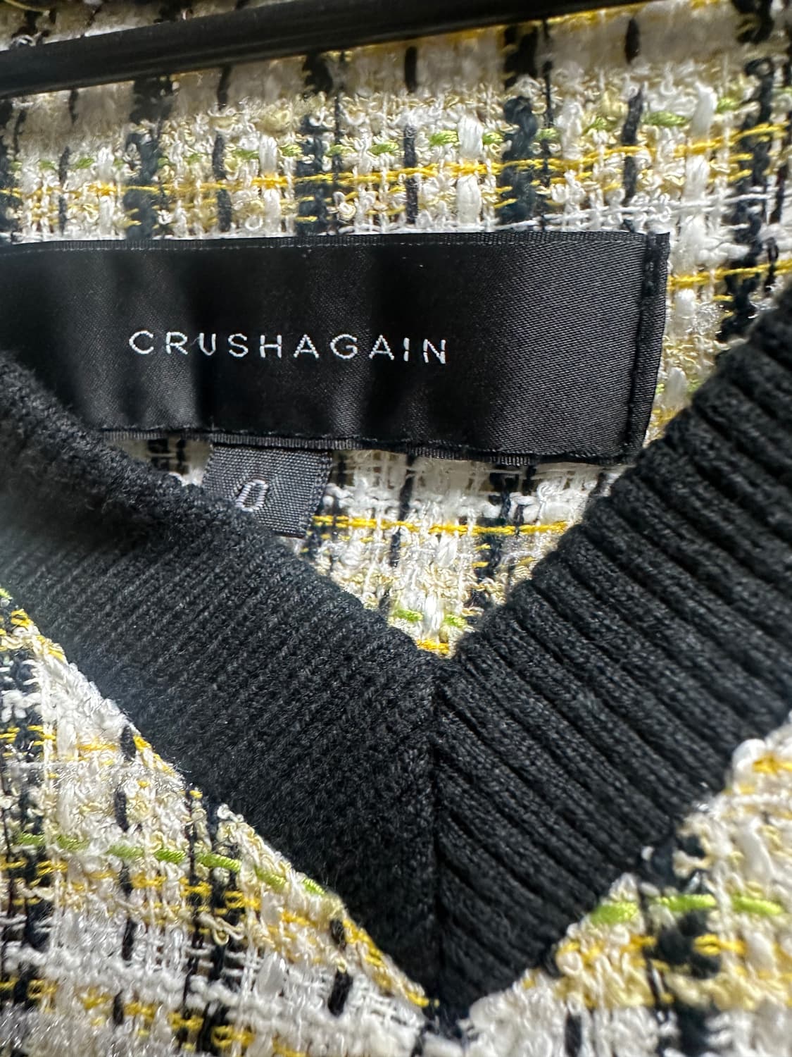 크러쉬어게인 트위드 베스트 상품이미지3