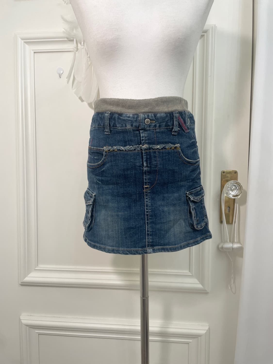 denim waist cotton stitch pocket point y 상품이미지5