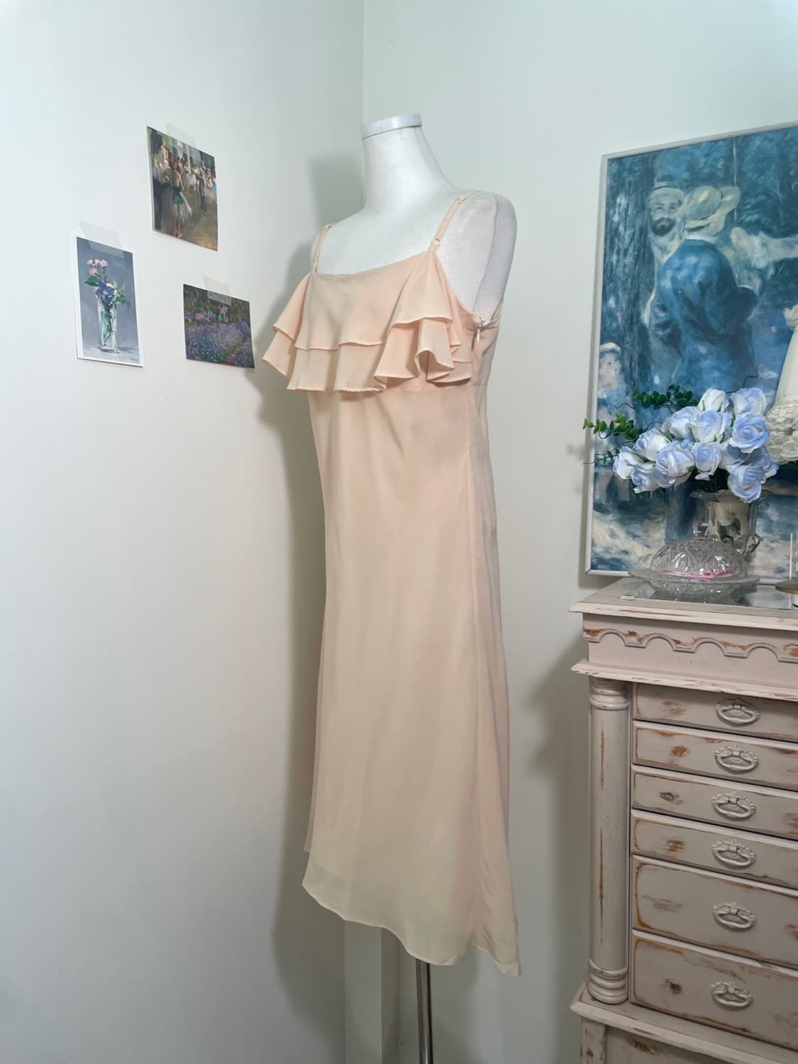 coral ruffle detail beautiful opc 상품이미지2