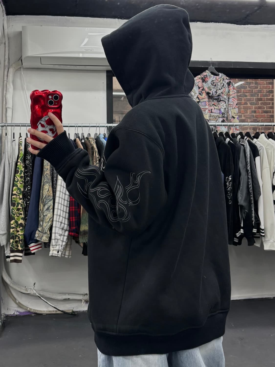 도그타운 오리엔탈 쉐르파 후드집업 상품이미지5