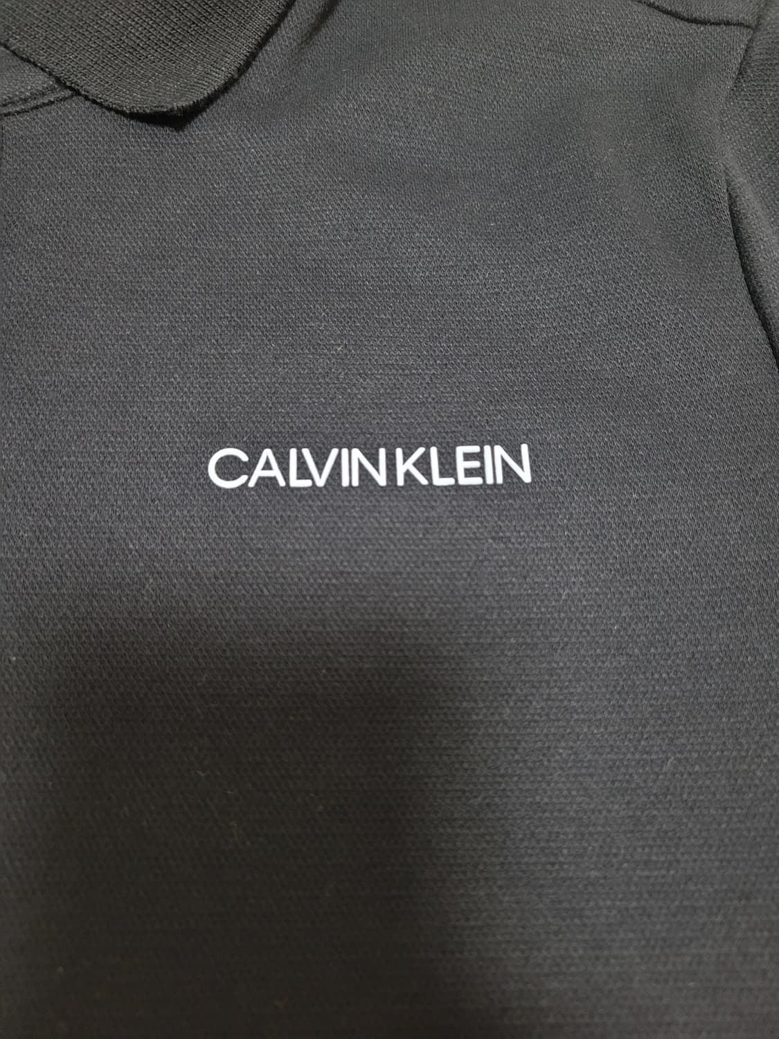 1회착) 캘빈클라인 기모 여성 폴로 카라 긴팔 L 상품이미지3