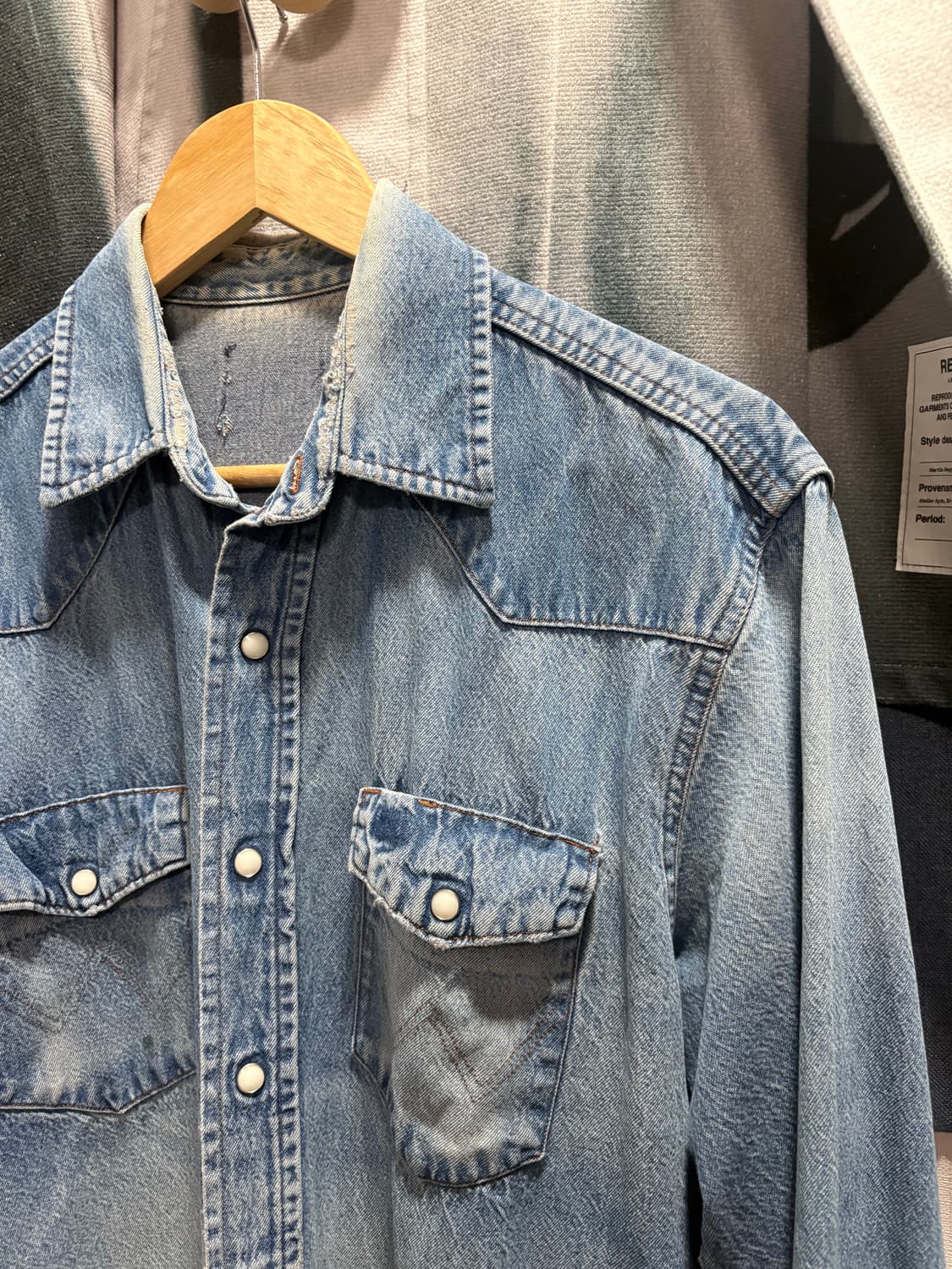 에드윈 웨스턴 데님 셔츠 상품이미지3