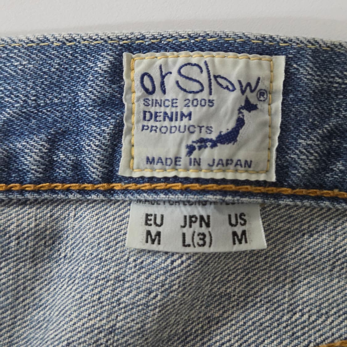 오어슬로우 셀비지 데님팬츠 M 상품이미지5