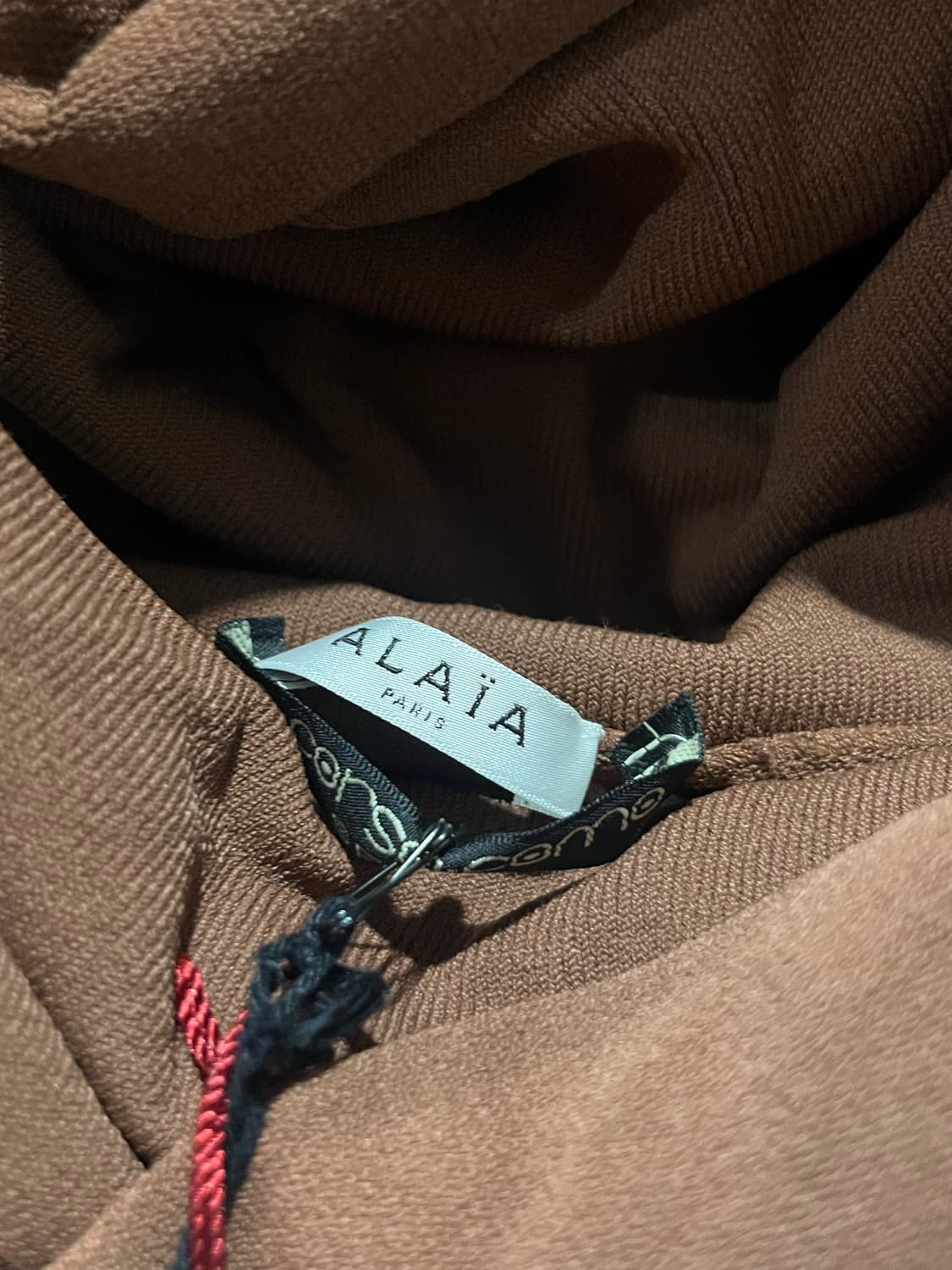 [새상품] 알라이아 브라운 바디수트 38 상품이미지7