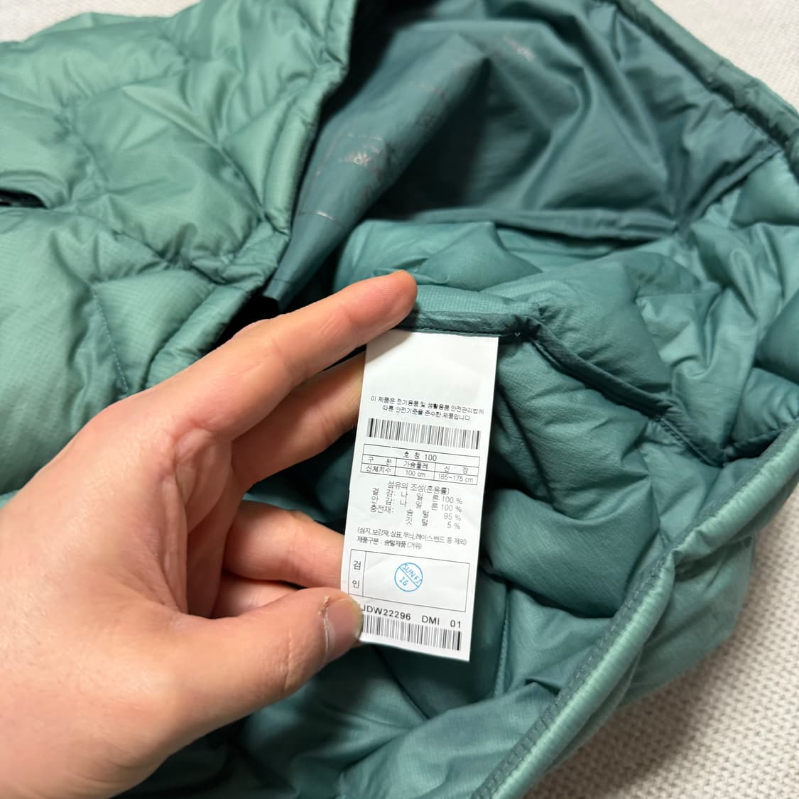 코오롱 스포츠 퀄팅 경량패딩 상품이미지3