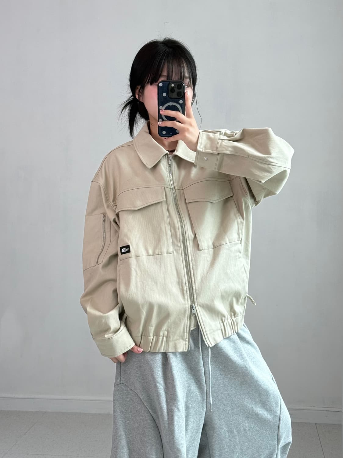 노스페이스 베이지 투웨이 자켓 상품이미지1