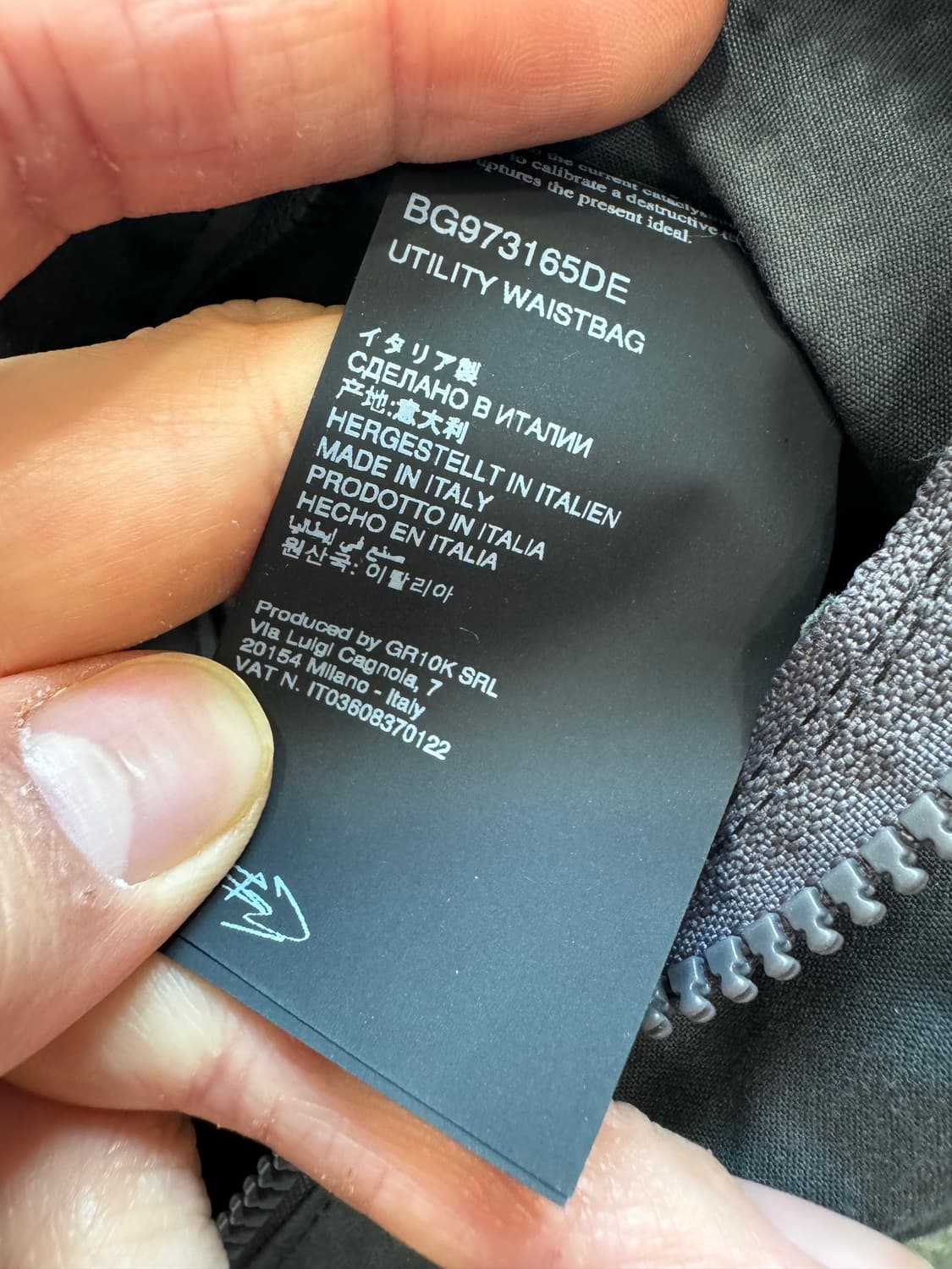 Gr10k 유틸리티 벨트백 상품이미지4