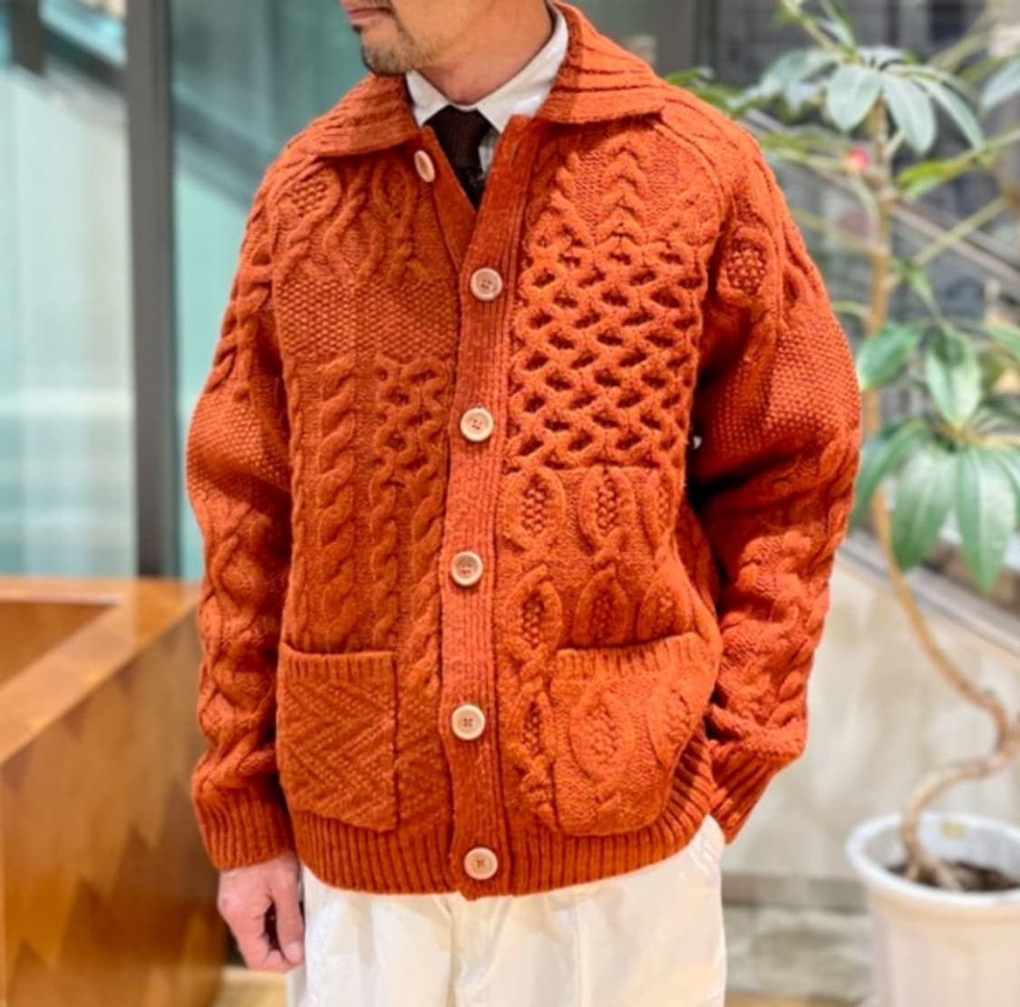 빔즈플러스 알랜 패치워크 가디건 상품이미지9