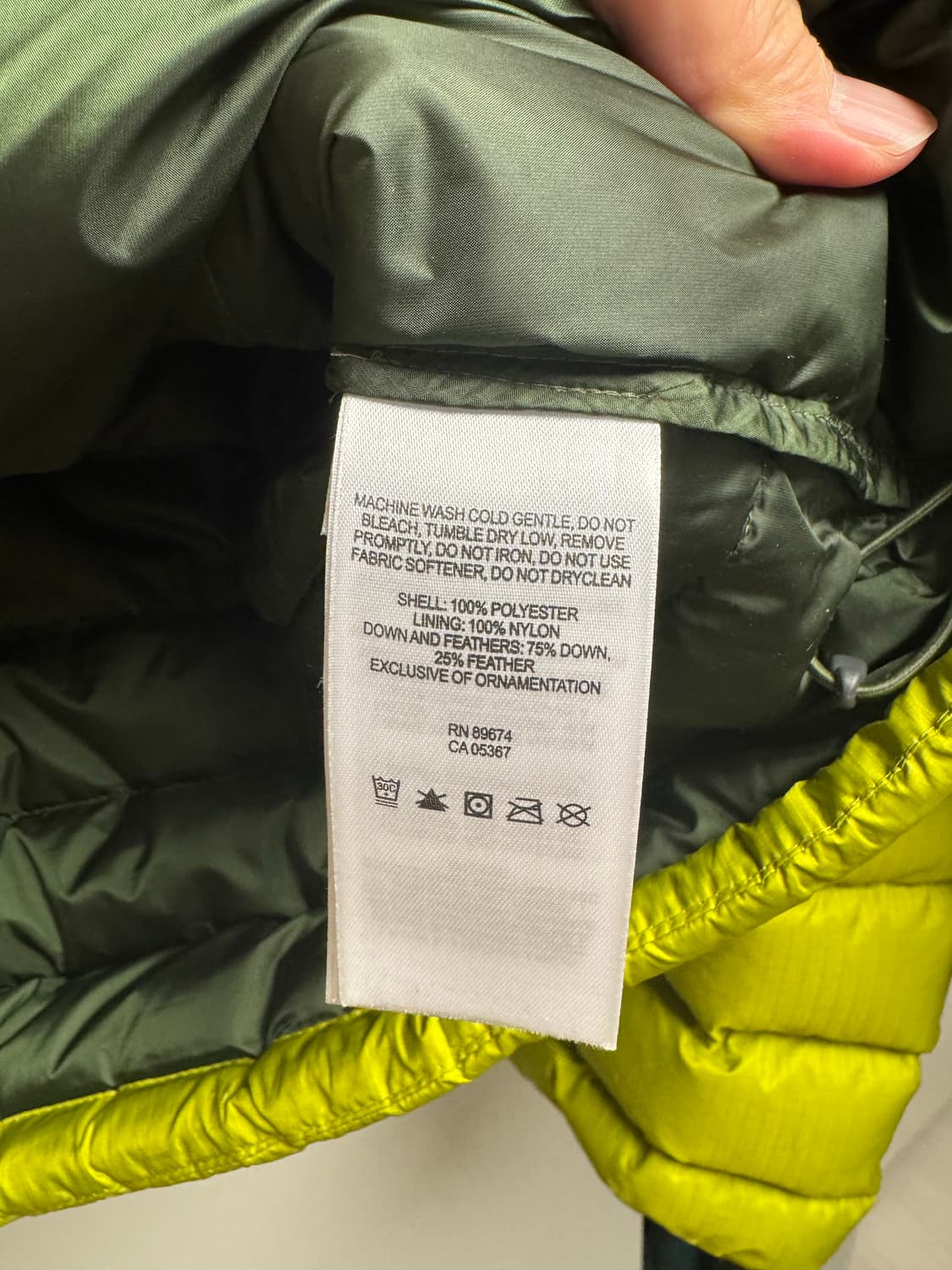 마운틴하드웨어 경량다운 XL 상품이미지5