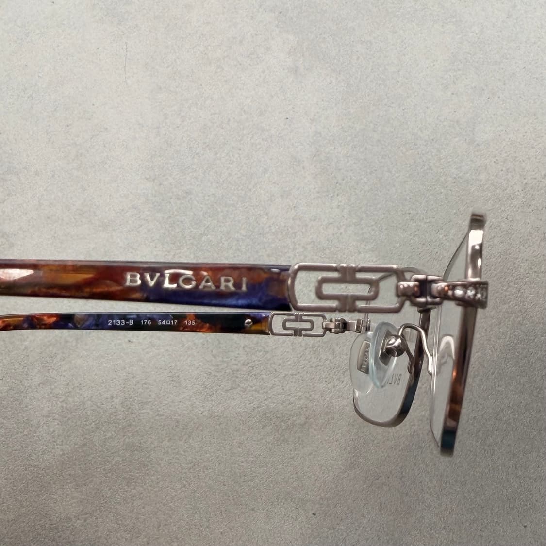 BVLGARI 불가리 큐빅 메탈 안경 2133-B 상품이미지3