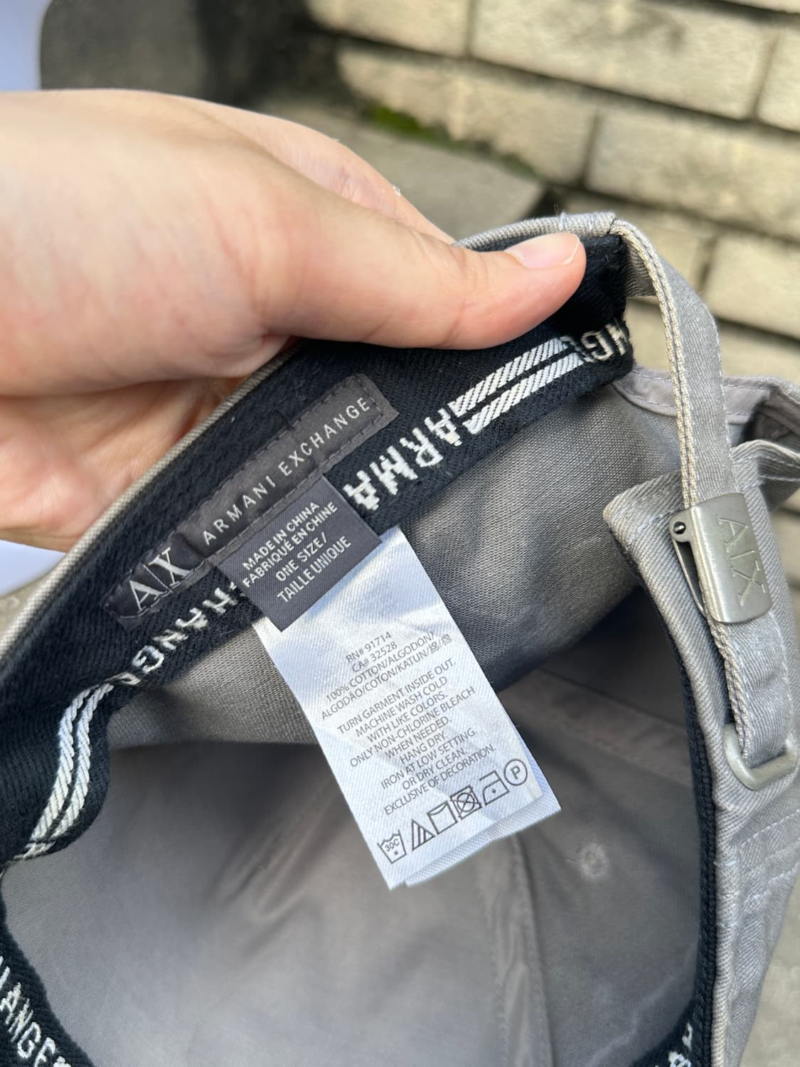 ARMANI EXCHANGE logo typography cap 상품이미지7