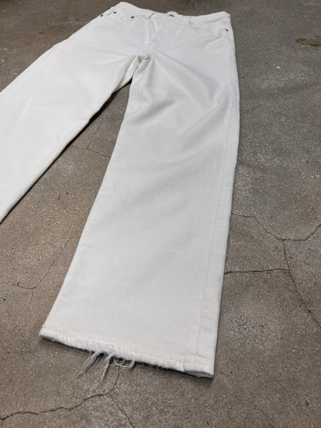 리바이스 립케이지 스트레이트 화이트진 상품이미지4