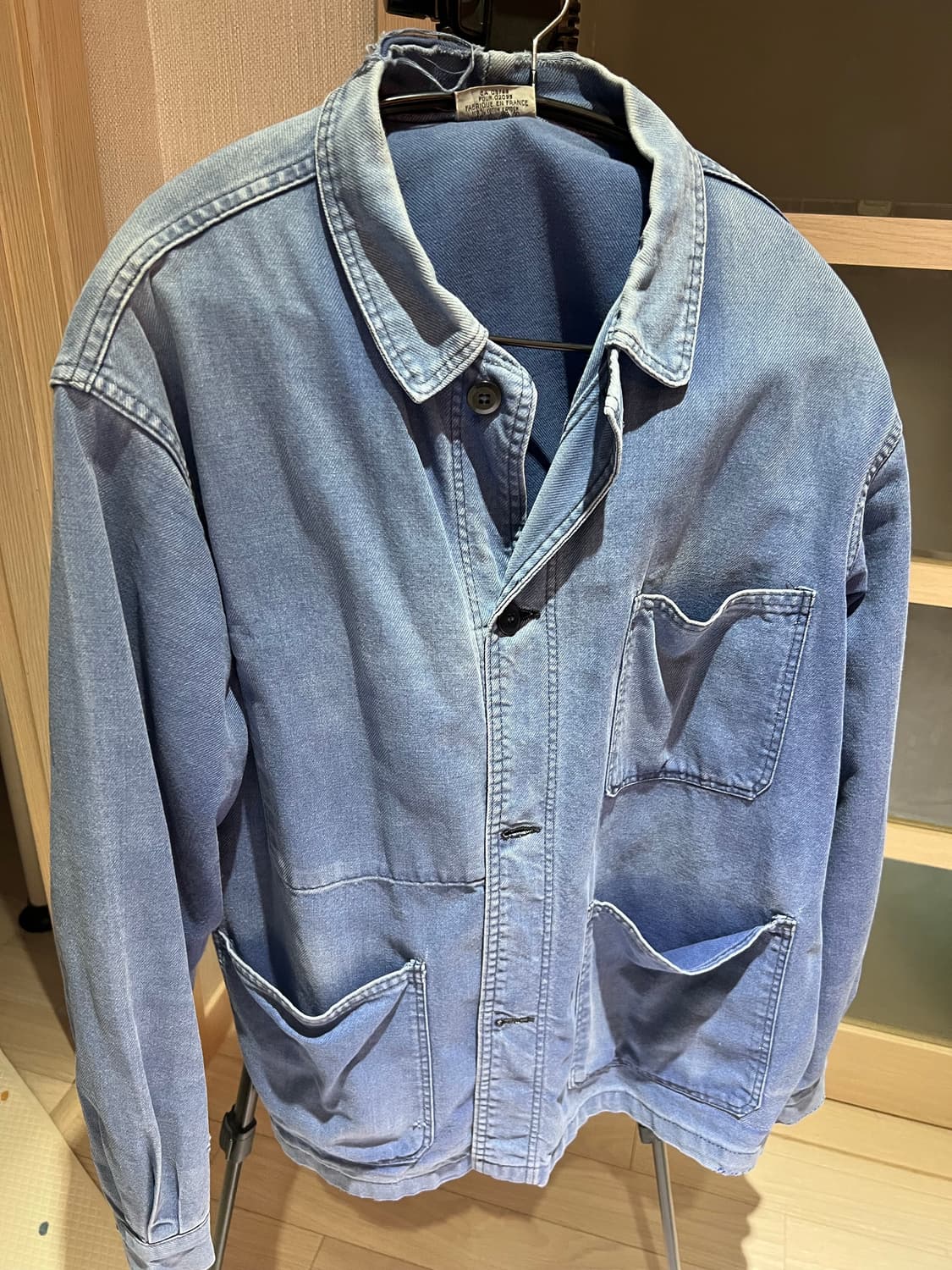 빈티지 / 프렌치 워크 자켓 프랑스 제조 / 100-105 상품이미지3