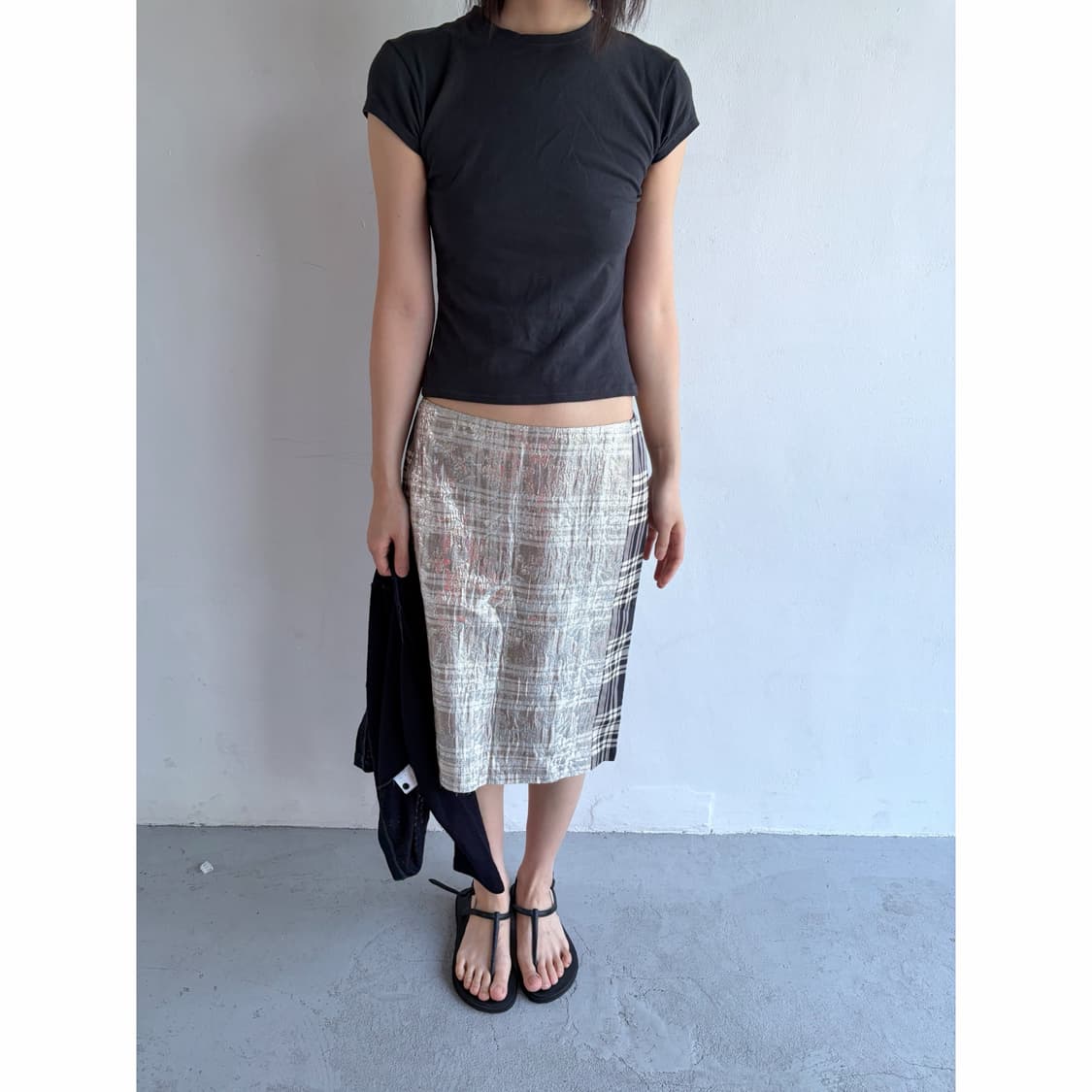 no.182. dries van noten skirt / Sz 38  상품이미지7