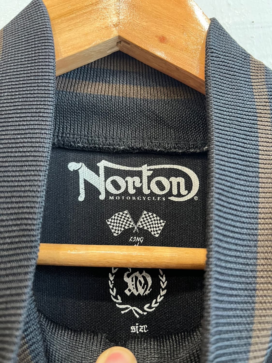 NORTON 모터사이클 트랙탑 져지 상품이미지8