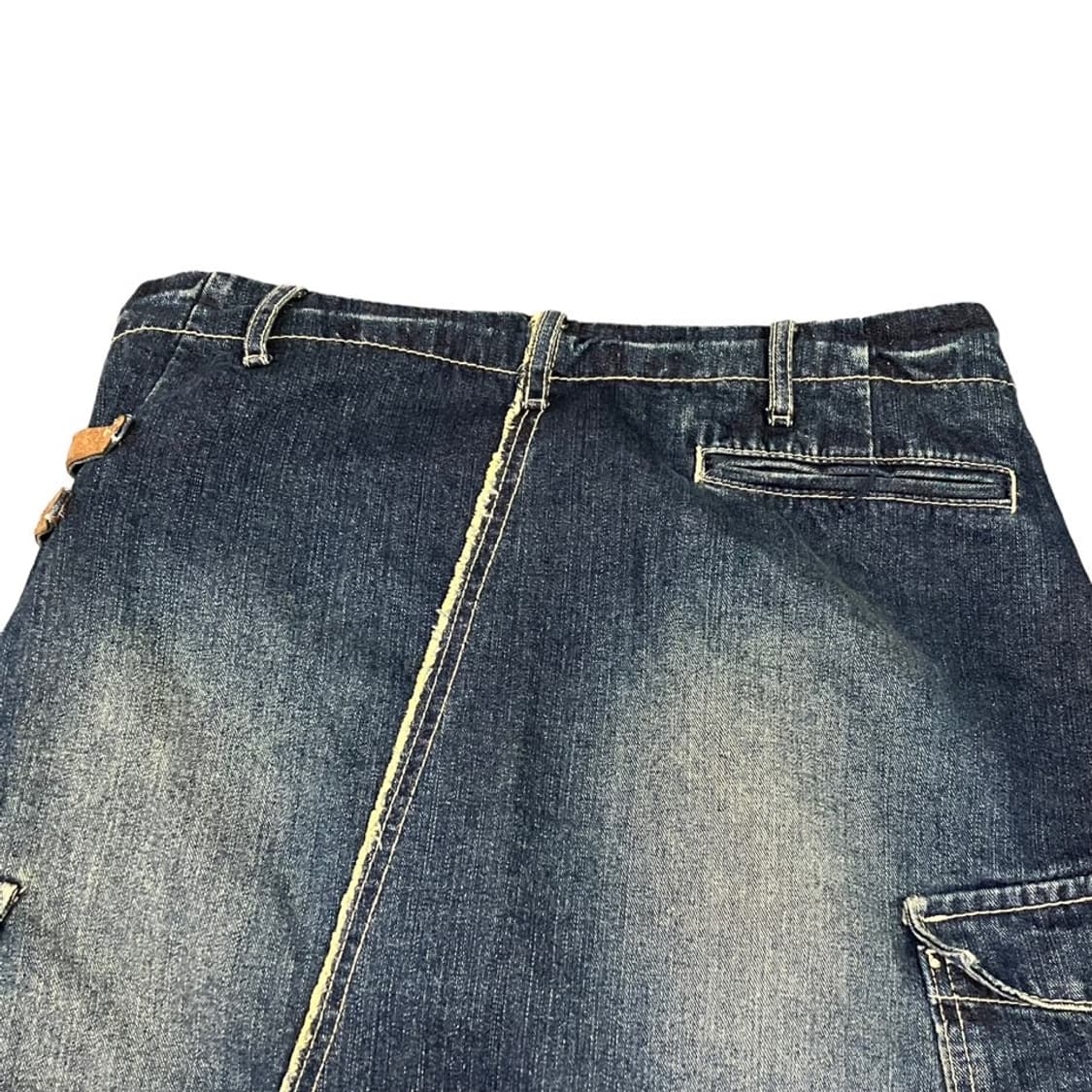 워싱 카고 데님 스커트 상품이미지6