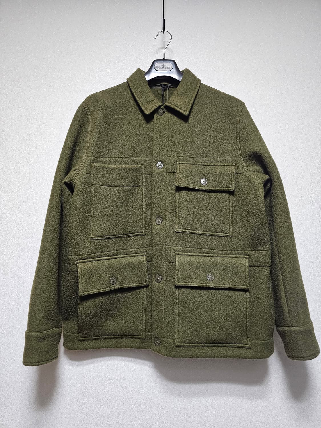 스톤아일랜드 고스트피스 헤비 멜튼 울 캐시미어 자켓 (새 상품) 상품이미지1