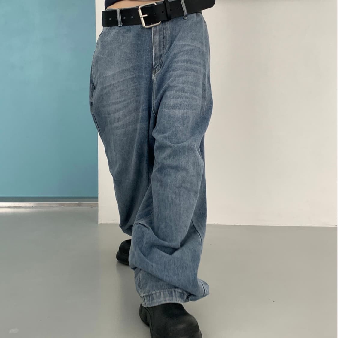 릿킴 REETKEEM PARACHUTE BAGGY JEANS 데님 팬츠 상품이미지1