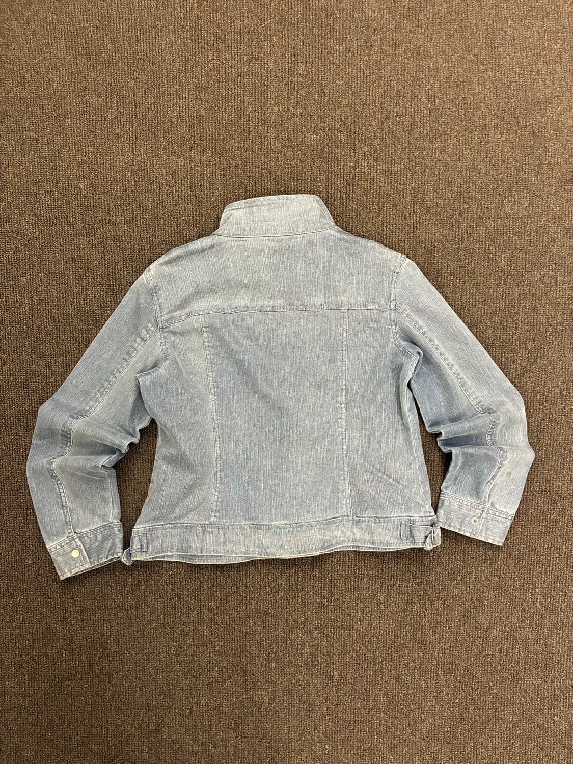 M)Japanese vintage 여성 메탈릭 데님자켓 상품이미지9