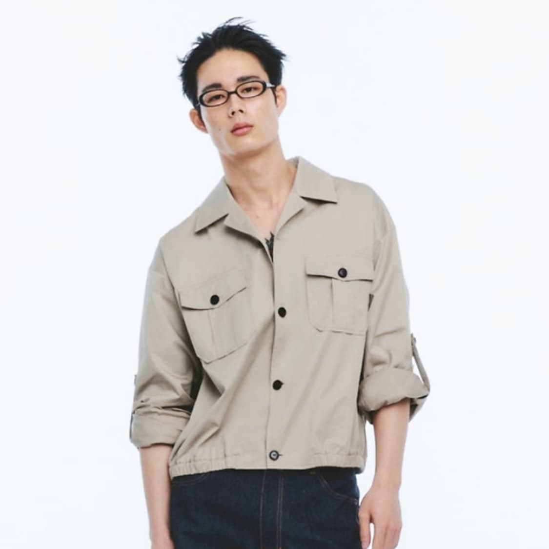 노이스(NOICE) 플랩포켓 코튼 블루종 자켓 95-100 상품이미지1