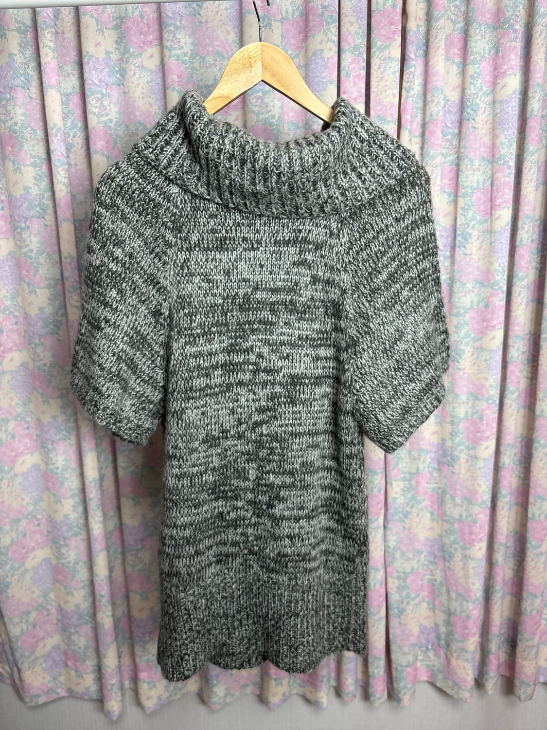 그레이 보카시 목폴라 니트 상품이미지9