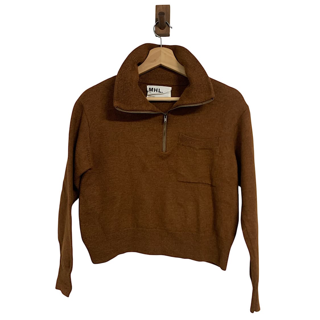 마가렛호웰 울블랜드 반집업 니트 2 상품이미지1