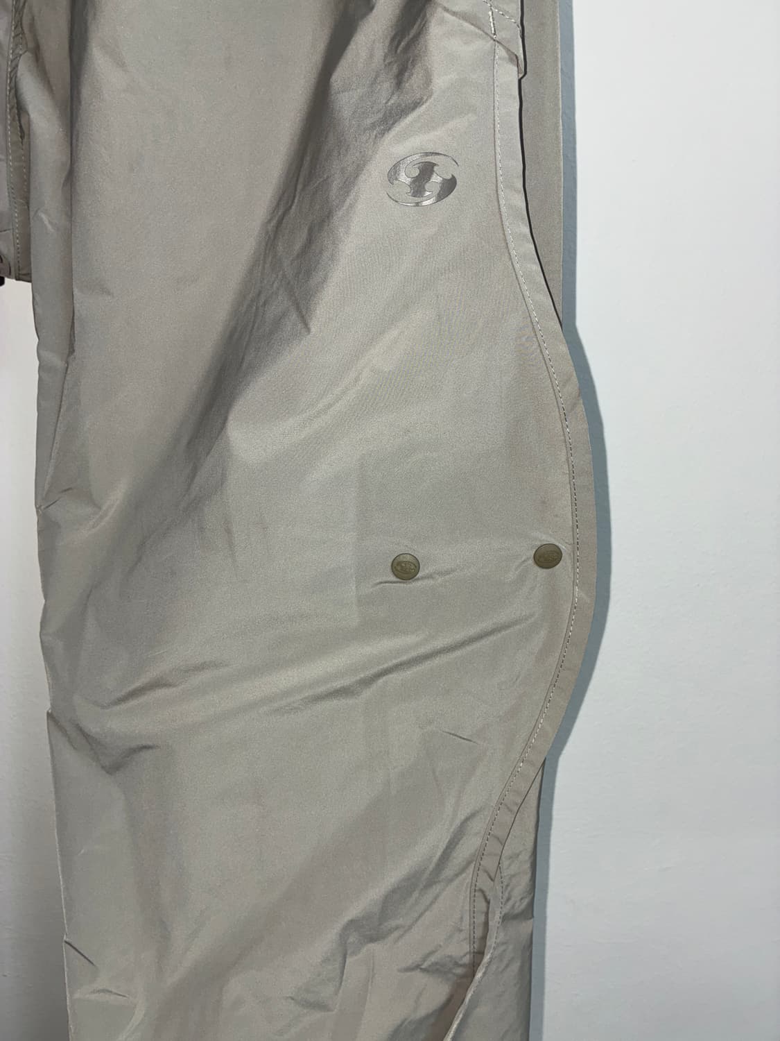 산산기어25ss 웨이브팬츠 그린그레이 1사이즈 상품이미지5