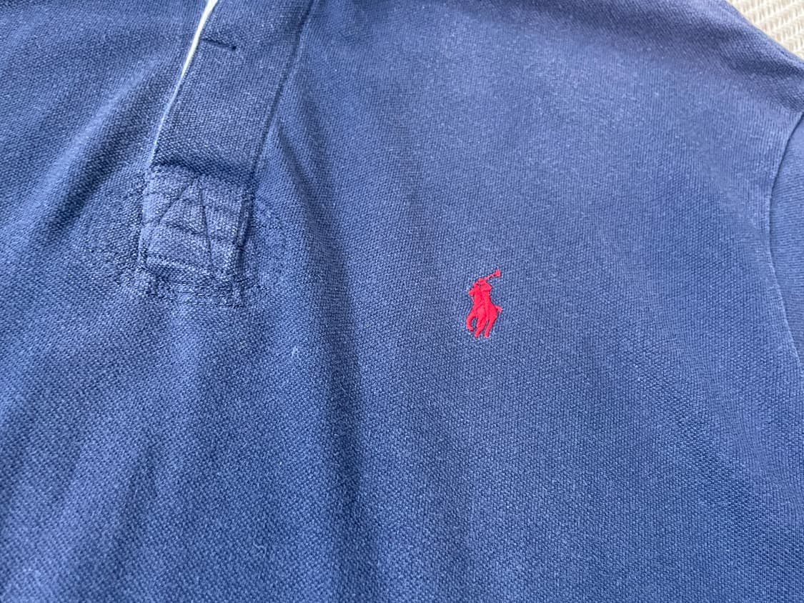 폴로 랄프로렌 네이비 카라 반팔티  J03625 상품이미지5