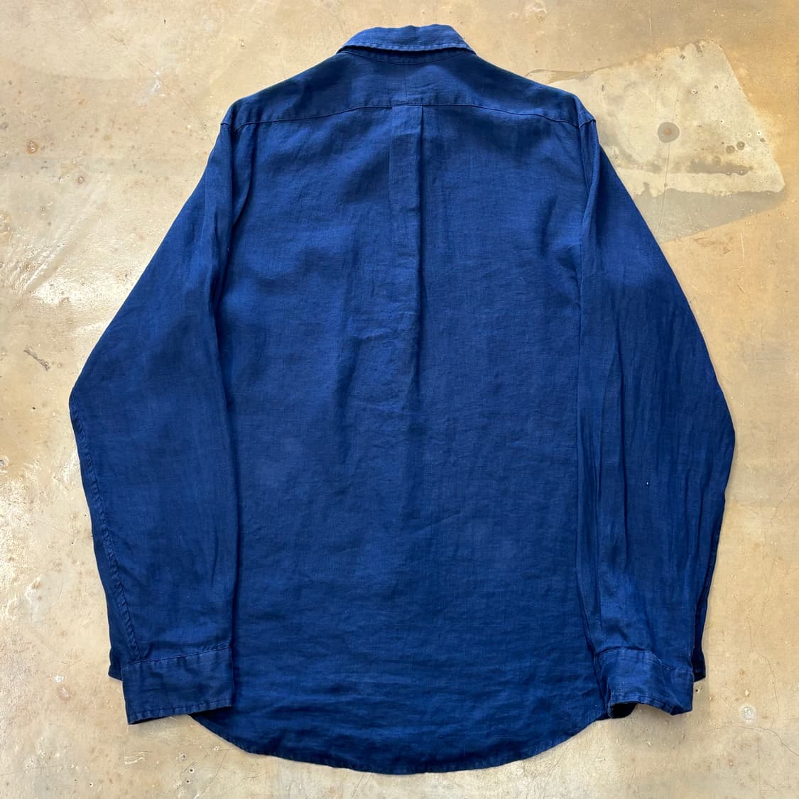 L 폴로랄프로렌 클래식핏 린넨 네이비 셔츠 상품이미지3