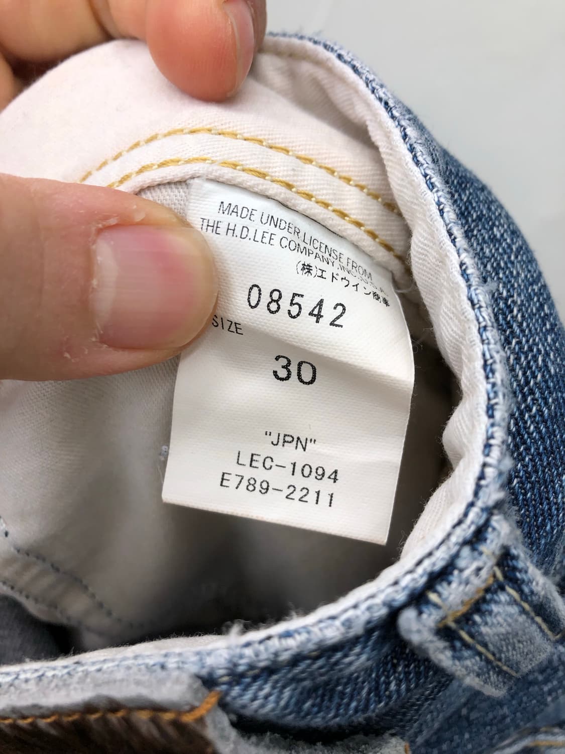 lee 카우보이 데님 쇼츠 상품이미지5