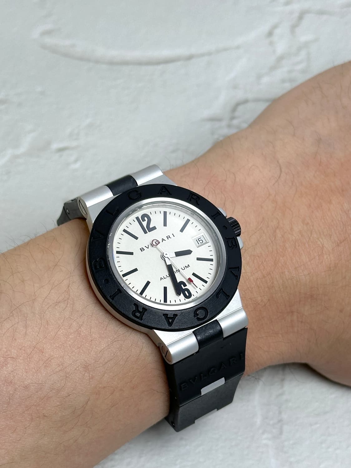 BVLGARI 알루미늄(ALUMINIUM) 러버 스트랩 워치 상품이미지4