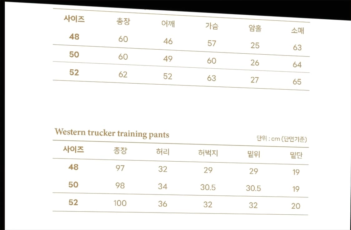 라피나토 웨스턴 트레이닝 셋업 48사이즈 상품이미지4
