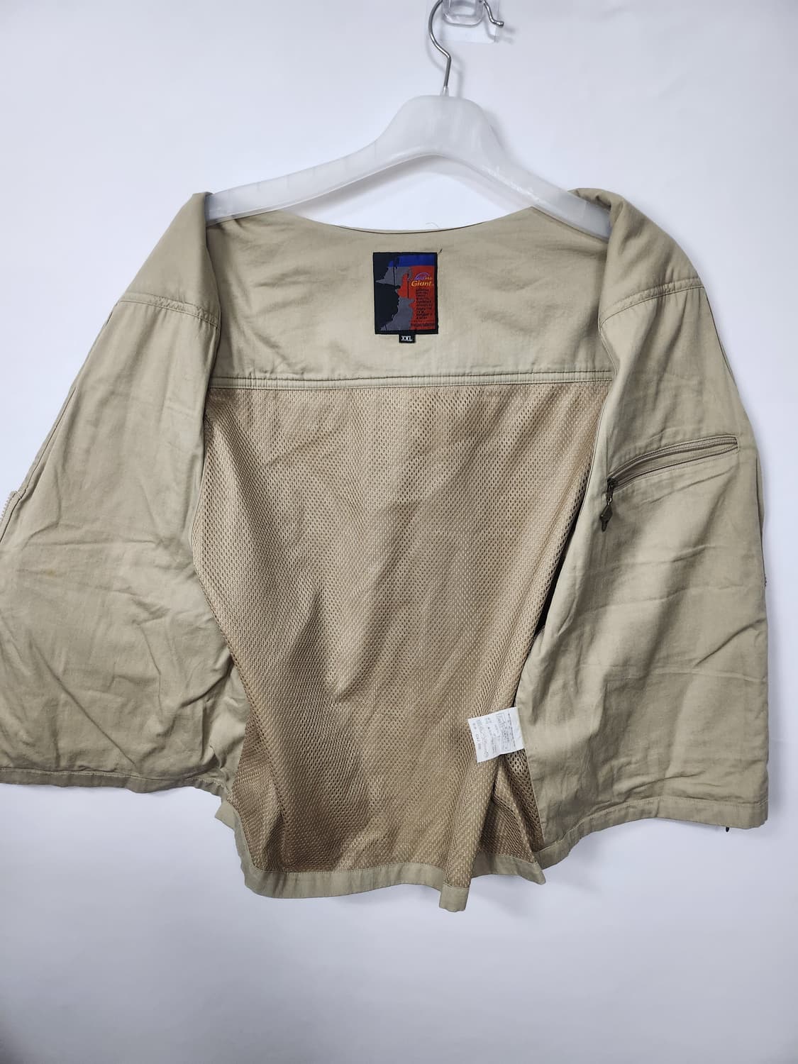 80's 빈티지 PRO-GIANT 남성 포켓 조끼 XXL 110 상품이미지7