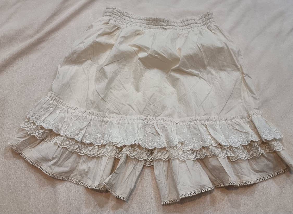 레이스 프릴 스커트 상품이미지4