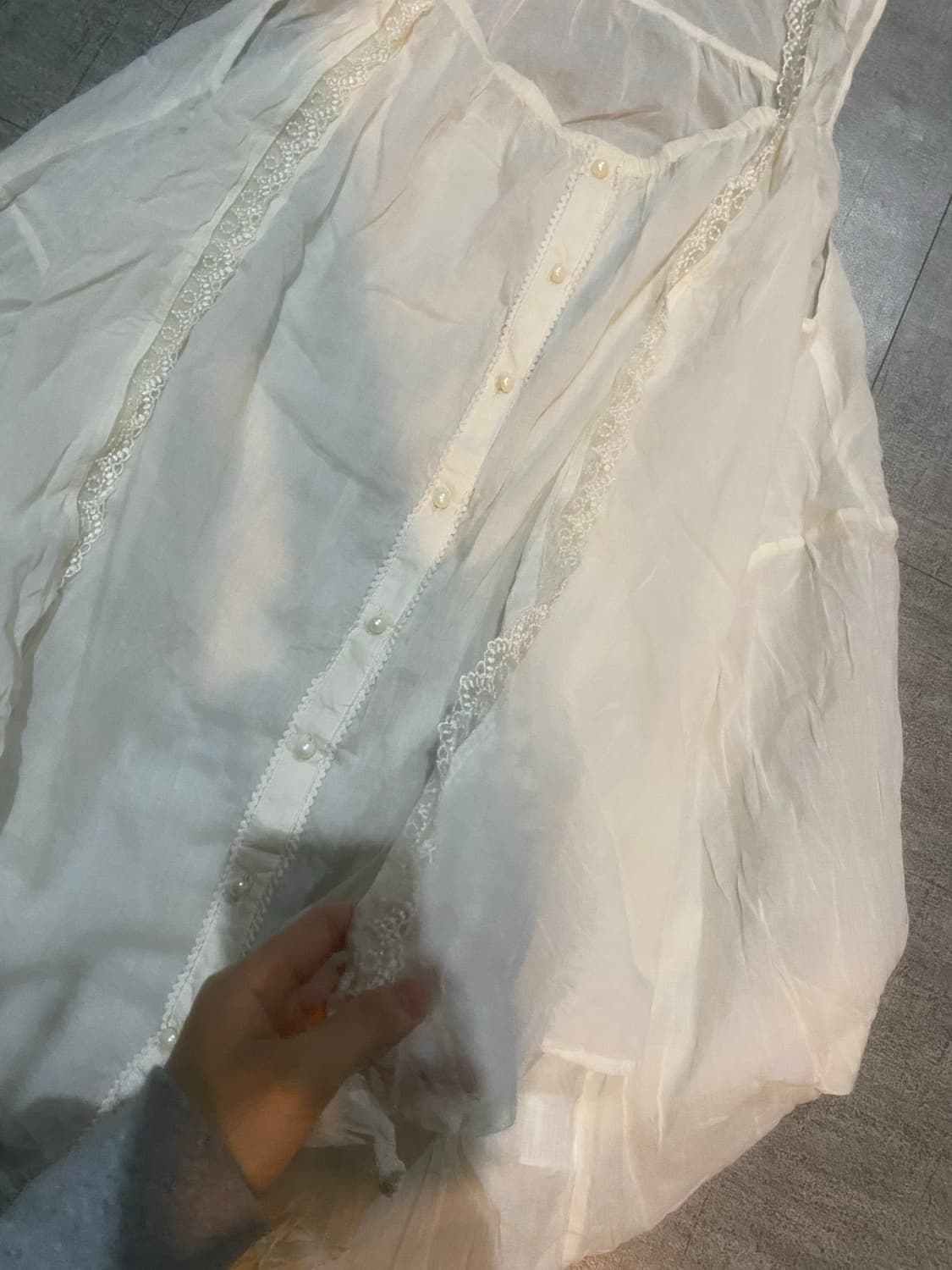 Petiteflute 달천깔페어리 프린세스공주 레이스레이어드 슬립원피스 상품이미지2