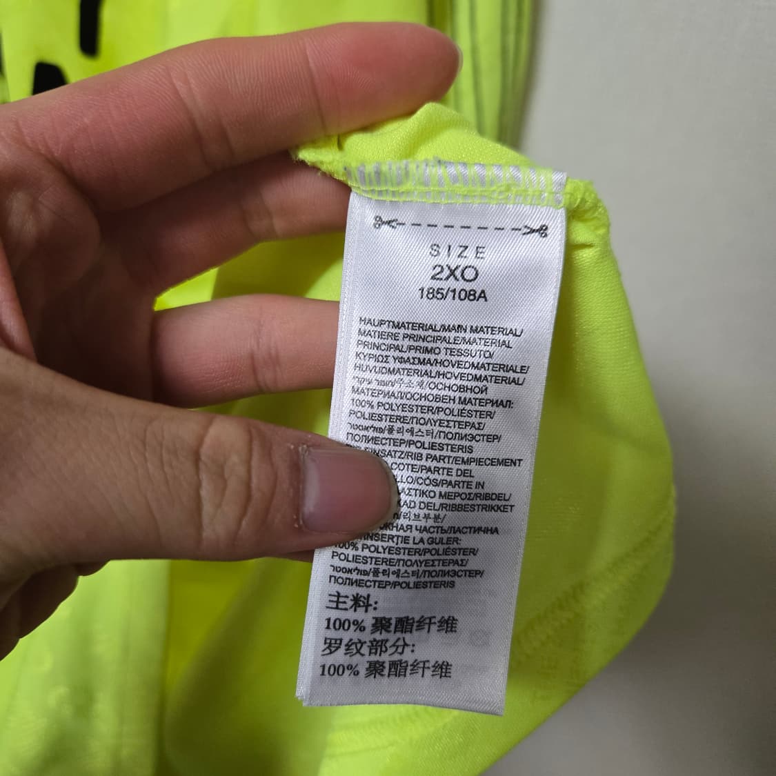 알렉산더왕X아디다스 네온 슬리브 져지 / 남성 긴팔티셔츠 상품이미지8