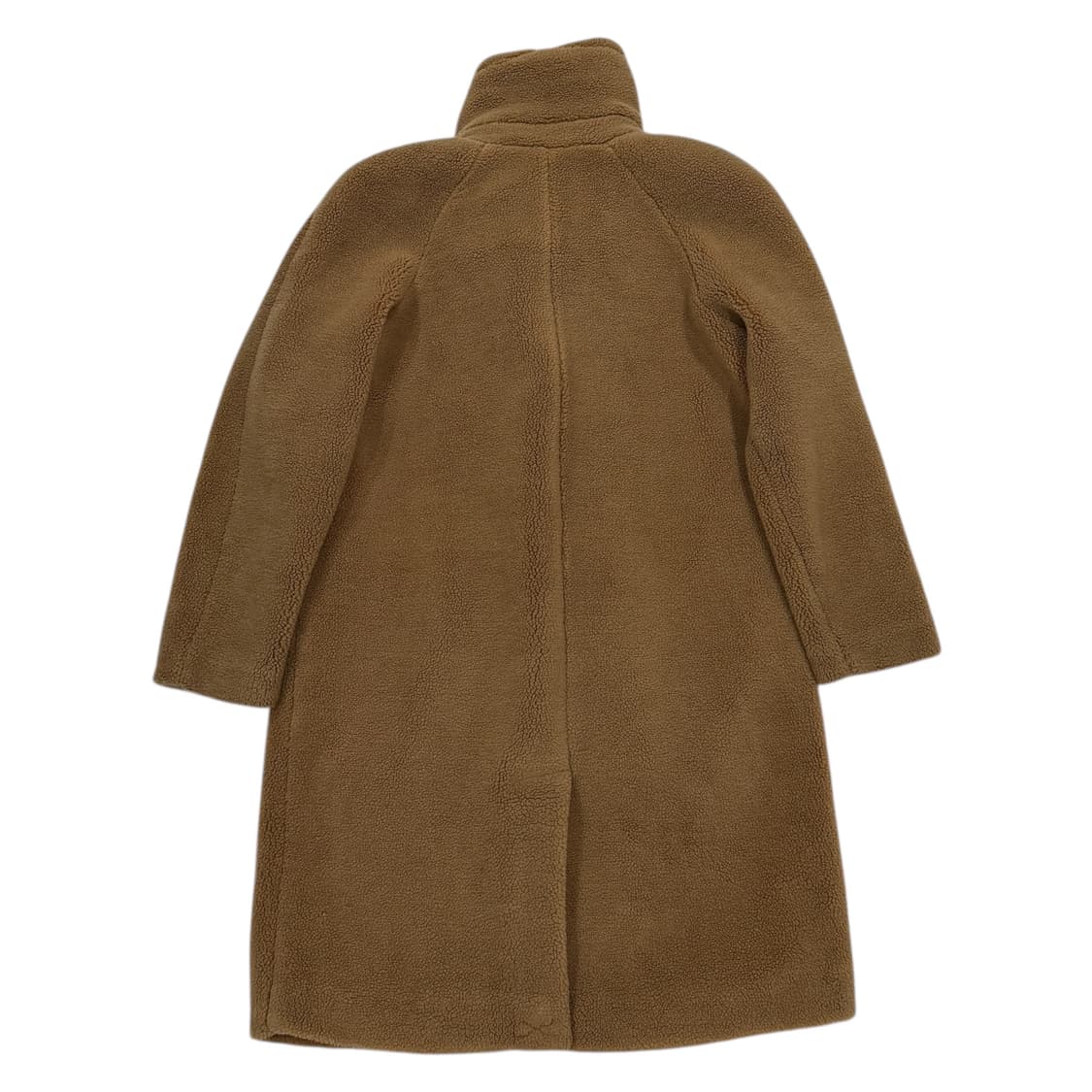 타미진스 화사 테디 플리스 후리스 롱코트 자켓 브라운 XS 상품이미지3