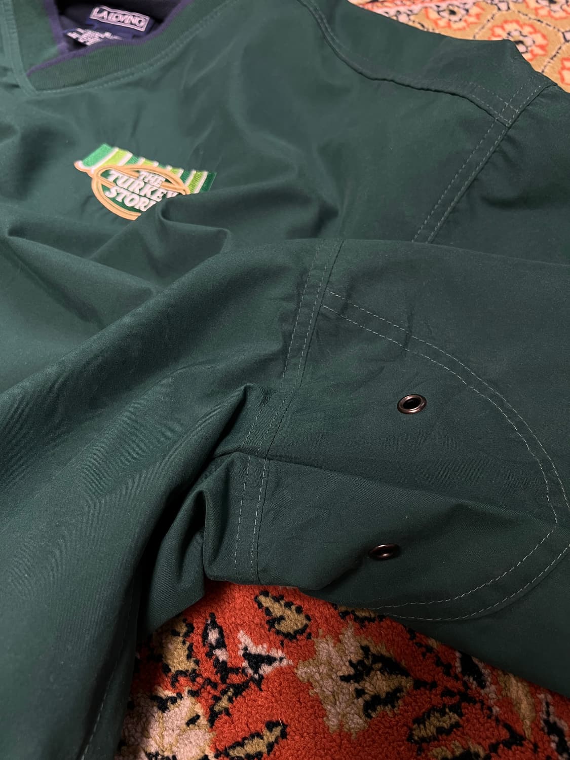 [XL] LA Loving 터키스토어 그린 브이넥 올드스쿨 맨투맨 상품이미지6