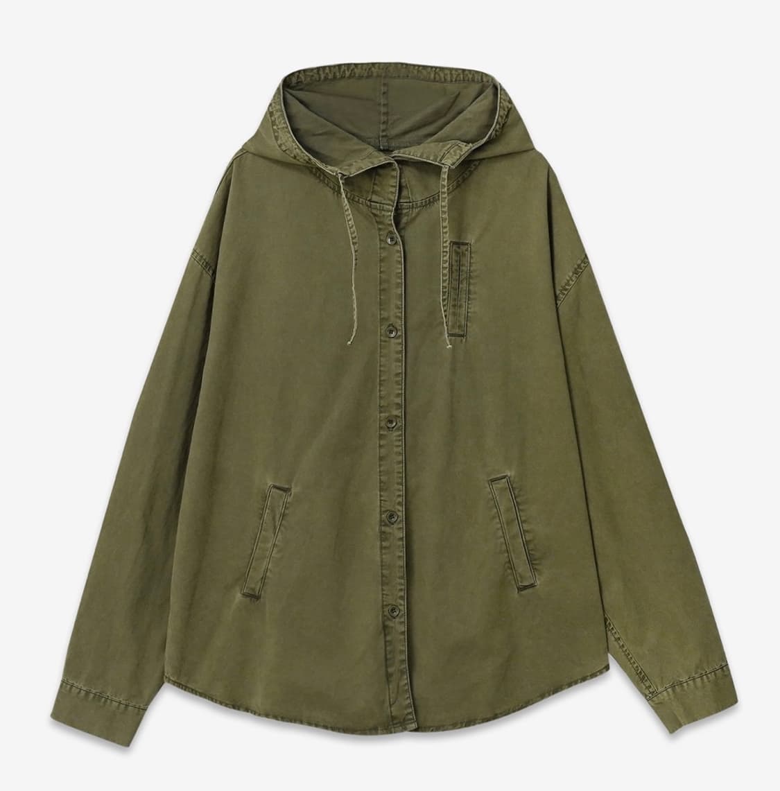 헨콕 피그먼트 후드 셔츠 상품이미지1