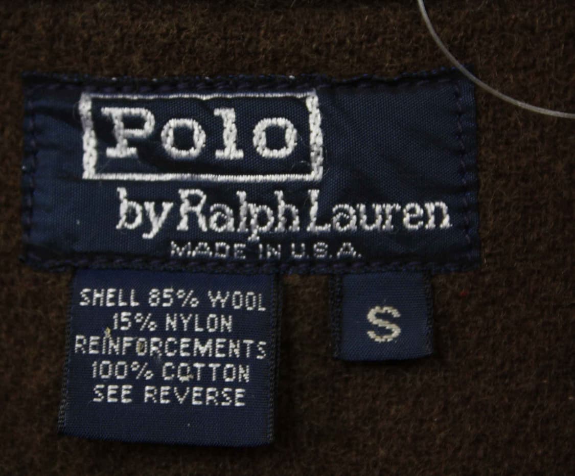 W-3384/폴로 정품 남성용 체크 떡볶이 더플 코트 S 상품이미지3