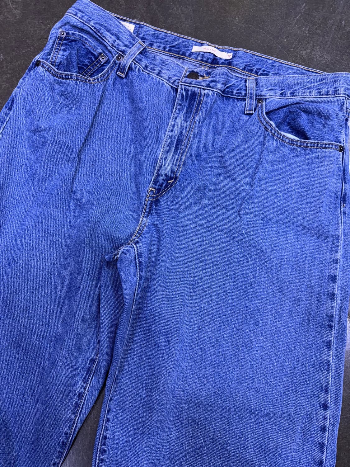 리바이스 프리미엄 빅e 배기 대디 스톤워싱 데님팬츠 32 상품이미지3