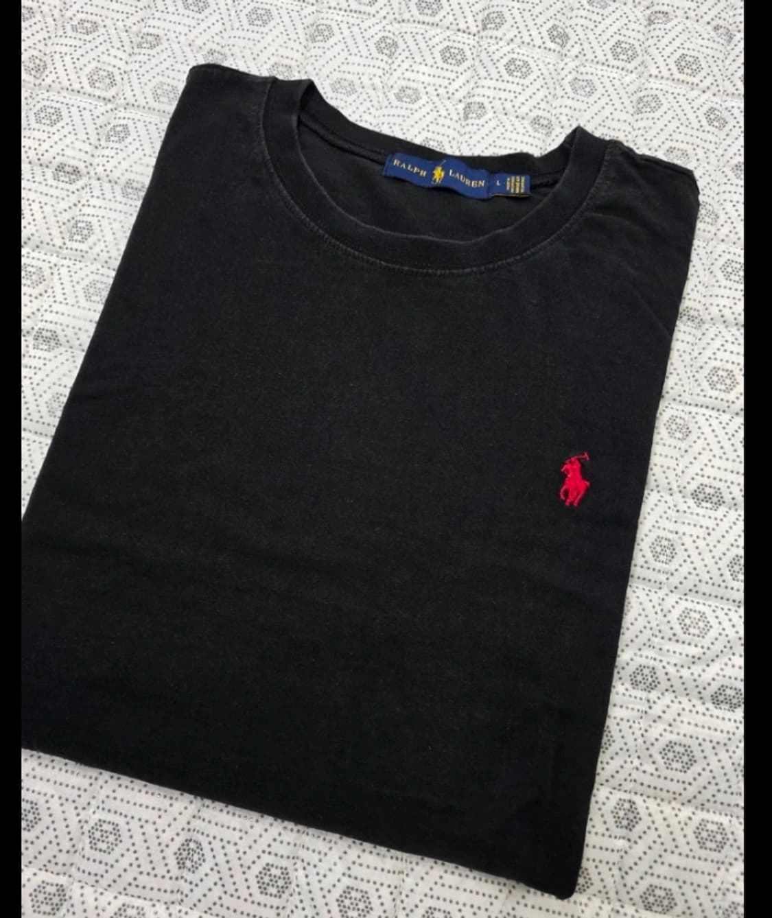 폴로 랄프로렌 블랙 긴팔티 L 상품이미지2